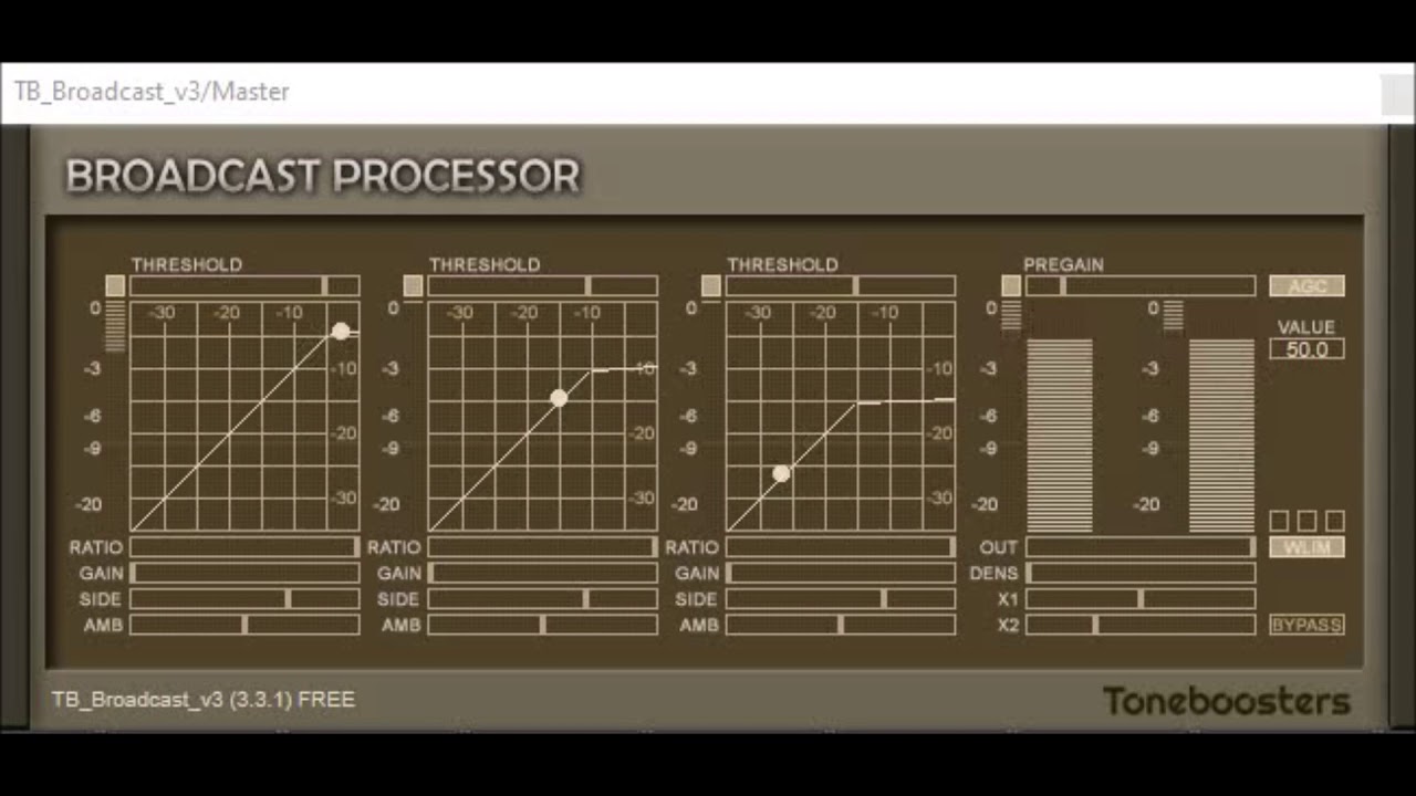 Broadcast Processor by Toneboosters