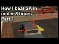 How i beat sa in under 5 hours wo major glitches  sa any nmg in 45915 post commentary part 1