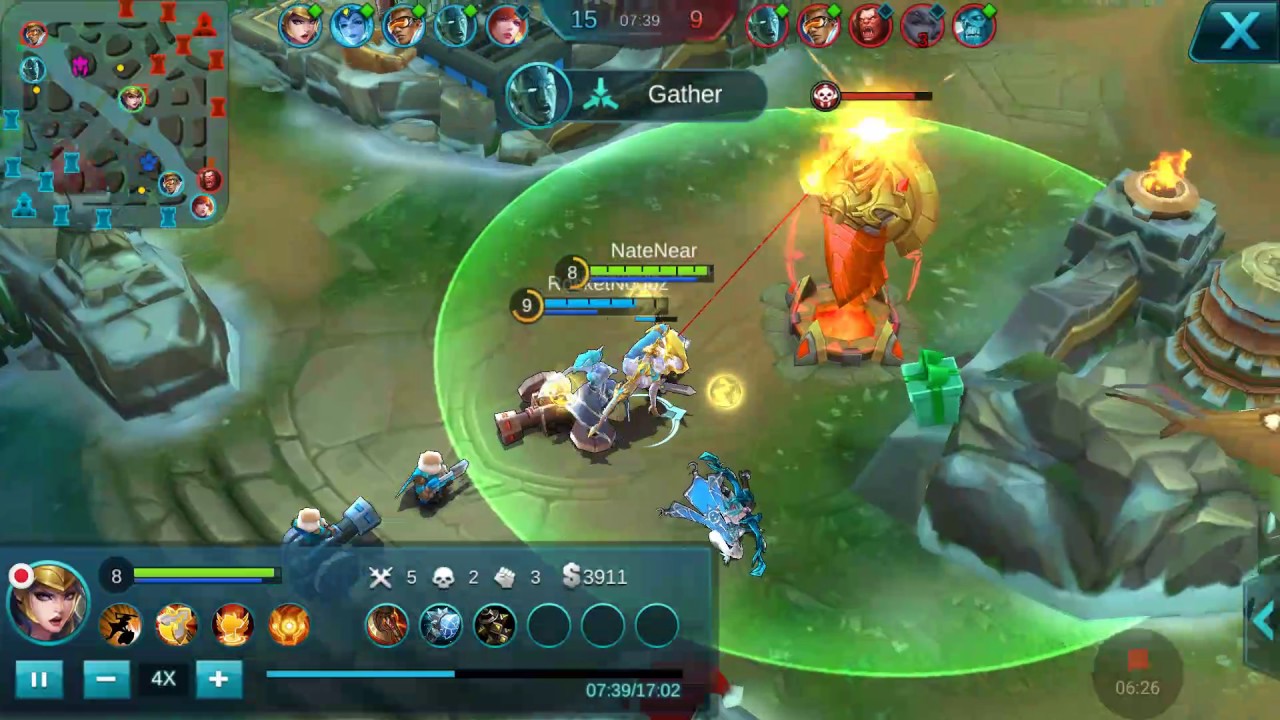 mobile legend freya gameplay gg build item youtube