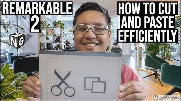 Remarkable 2 How to cut and paste efficiently