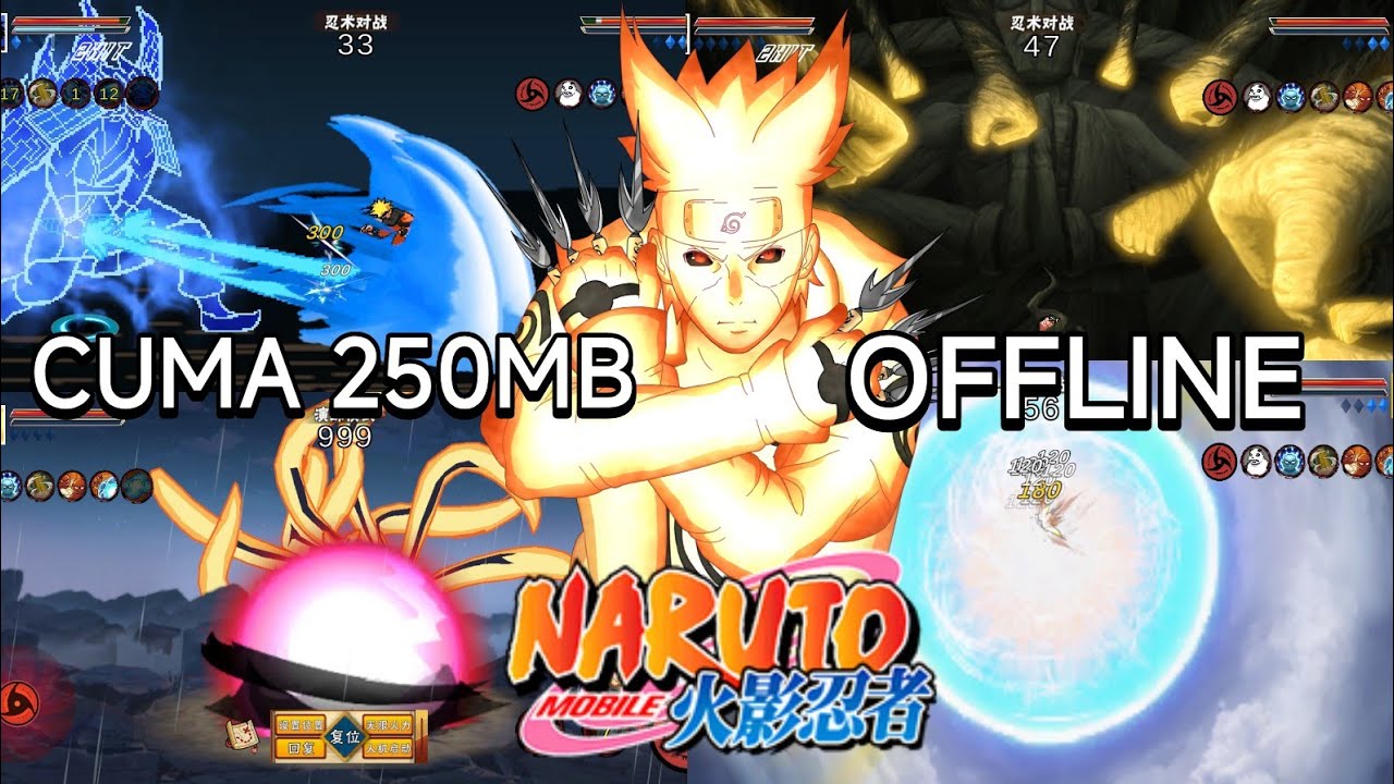 UPDATE‼️NARUTO MOBILE FIGHTER PIXEL TERBARU 2026 FULL OFFLINE CUMA 250MB+