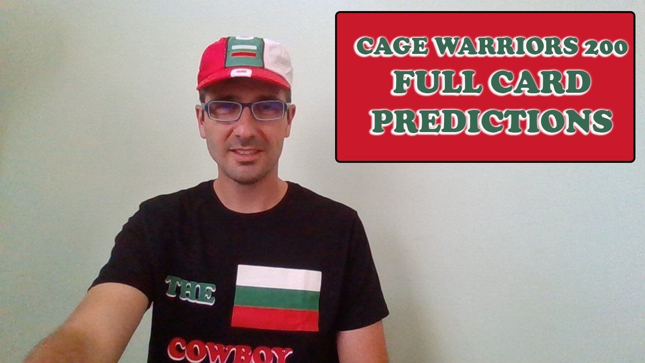 Cage Warriors 200: Simon vs. Bagley - Full Fight Card Predictions + Breakdown