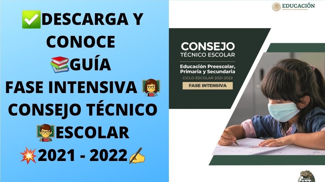 DESCARGA y Conoce Guía FASE INTENSIVA CTE AGOSTO 2021 2022 CEAA - YouTube