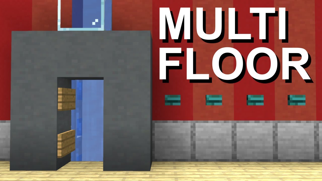 Multi Floor Elevator In Minecraft