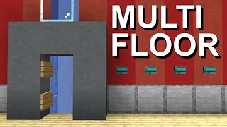 The BEST Multi-Floor Elevator In Minecraft!