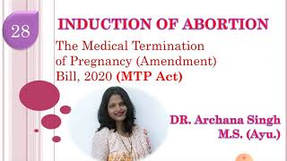 28.Induced Abortion - MTP Act 2020