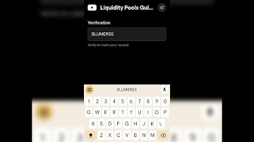 Liquidity Pools Guide - Blum Video Code