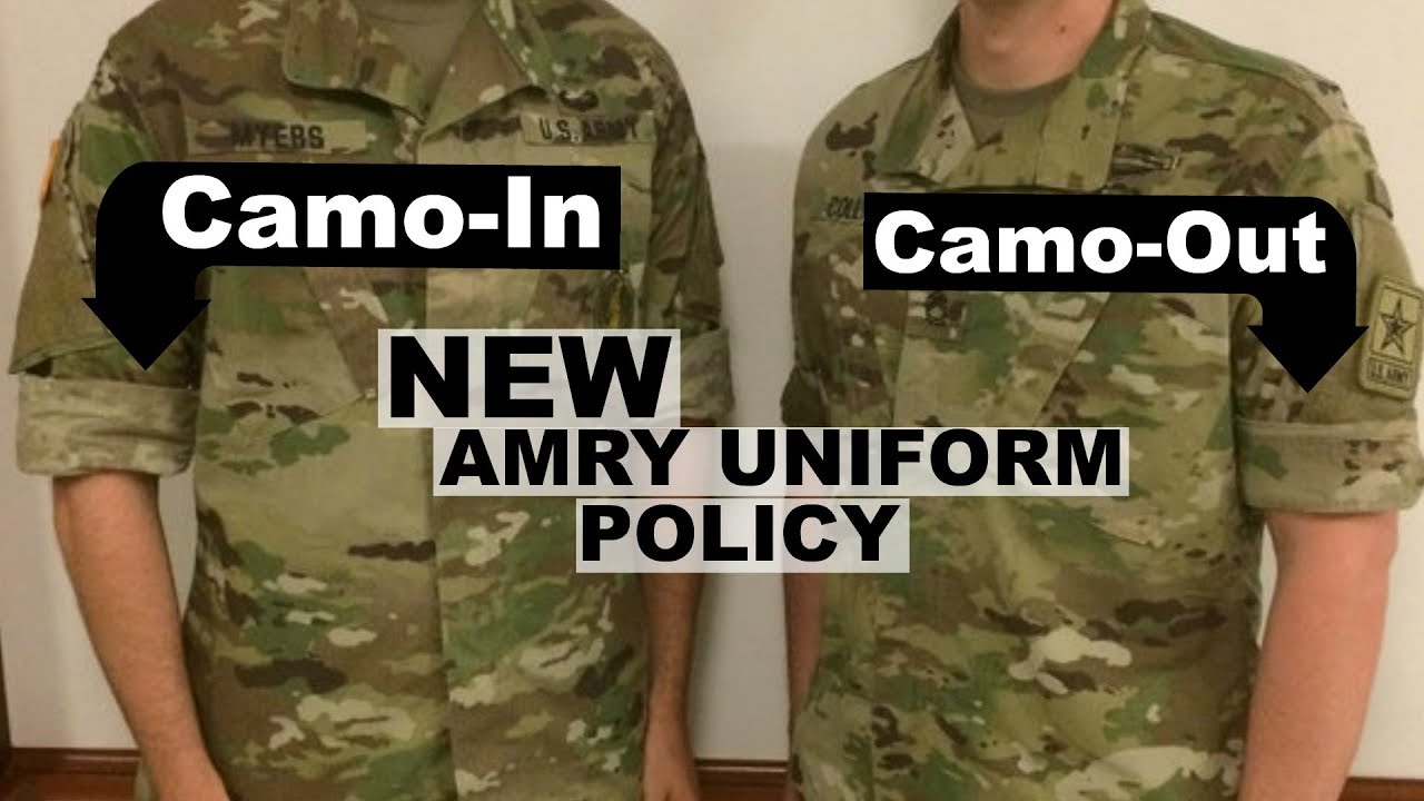 army travel in uniform policy