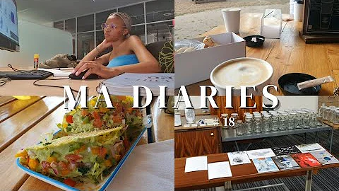 MA DIARIES #18 |weekly vlog: research, work, frien...