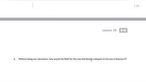 Math 6 Module 6 Lesson 6 Part 1