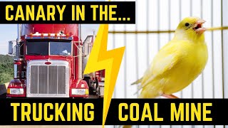 Canary in the Trucking Coal Mine!!!  Does this signal recession?  SHOCKING INTEL reveled!