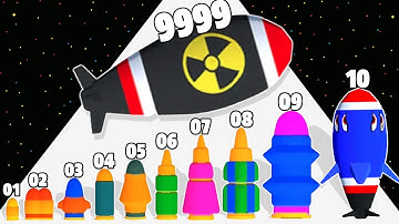 Merge Bullet - Level Up Bullet Max Level Gameplay (New Update)