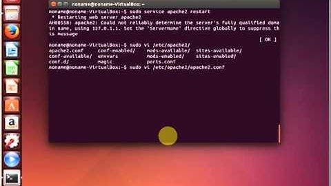 Apache problem : Could not reliably determine the server