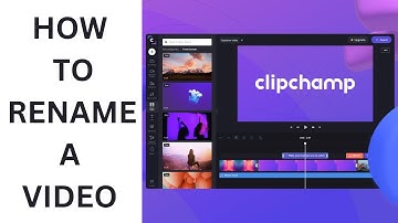 How To Rename A Video In ClipChamp
