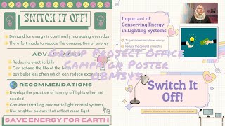 OBM345 | GROUP PROJECT OFFICE CAMPAIGN POSTER | SWITCH IT OFF