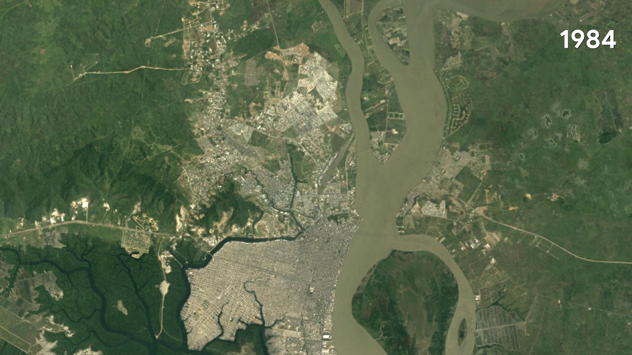 Таймлапс карта мира