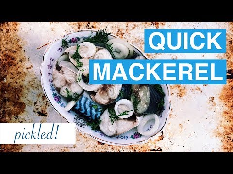 Video: How To Pickle Mackerel In Chunks Quickly