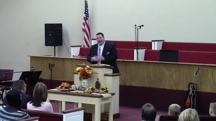 Allan Kidd Preaching