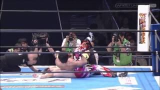 Funaki's SICK Kick to Inoue