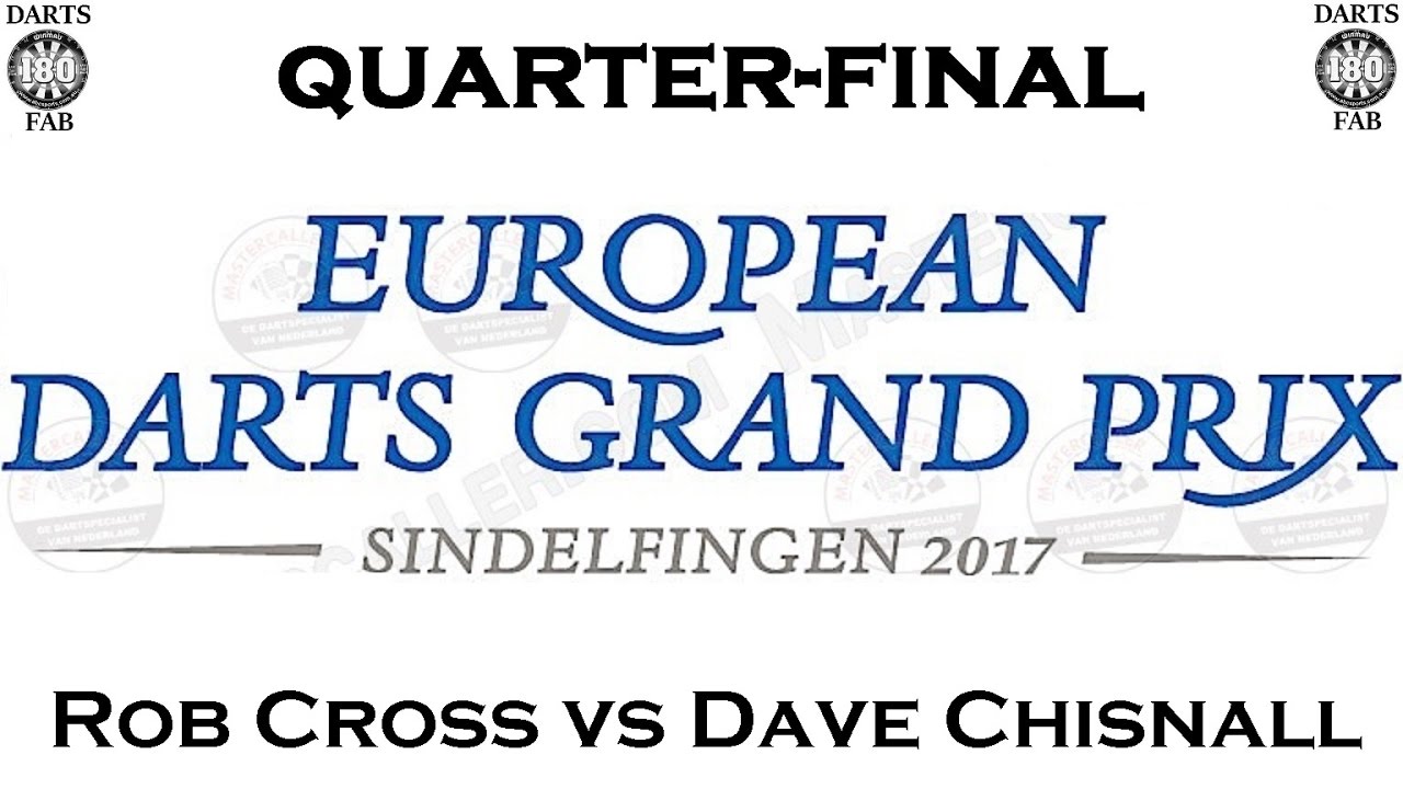 darts distance HappyBet European Darts Grand Prix - Quarter Final [3of4]: Rob Cross vs Dave Chisnall