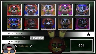 NIGHTMARE   ULTIMATE (DIFFICULTY: DARK - 10/20 MODE) | THE REBIRTH OF DARKNESS 2 | CUSTOM NIGHT |
