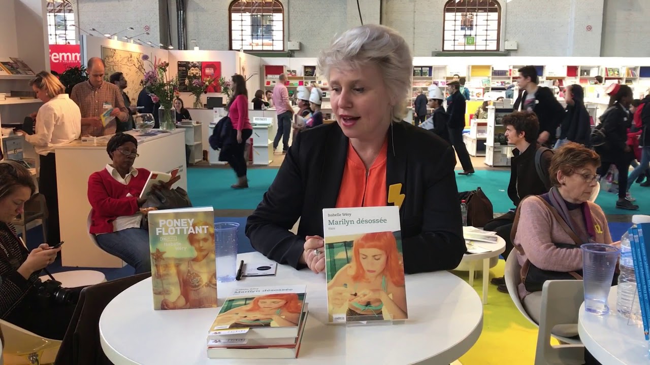 Isabelle Wéry at the Brussels Book Fair 2019