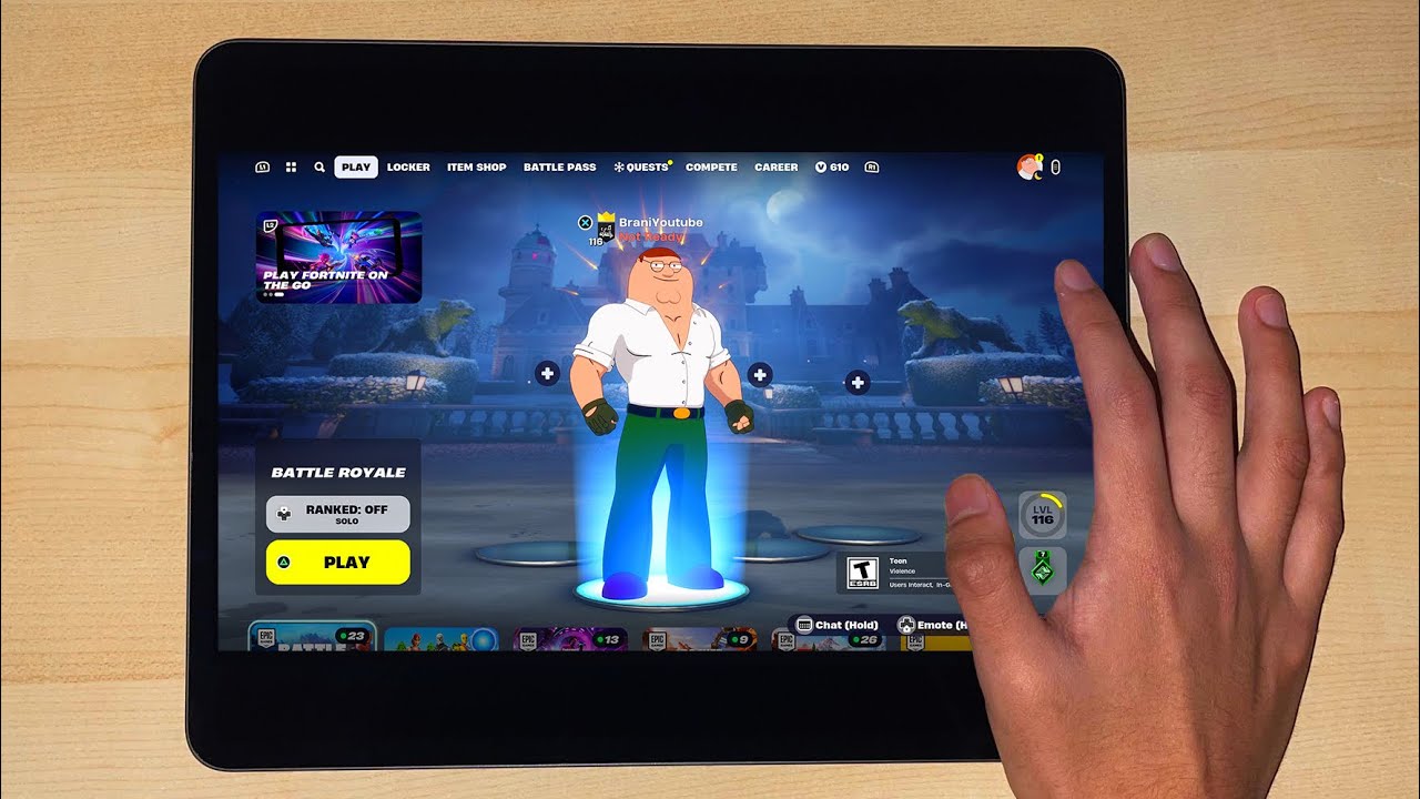 How To DOWNLOAD and PLAY Fortnite Mobile on iPad! (Chapter 5) YouTube