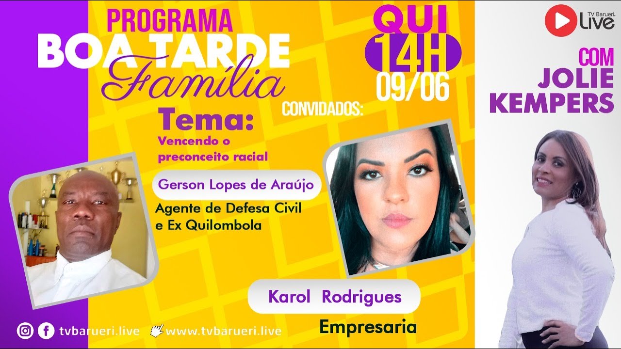 Vencendo O Preconceito Racial | Boa Tarde & Família