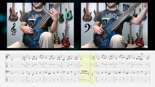 Video thumbnail of "Bach - BWV 996, V. Bourree (Bass Guitar)"