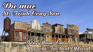 Karaoke Du Mục Tone Nam | TAS BEAT