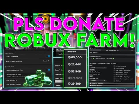 Roblox PLS DONATE Script - Auto Thank, Anti-AFK » Download Free