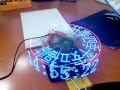 DIY Rotating LED clock Kit