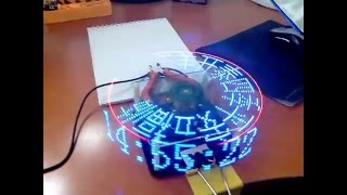 DIY Rotating LED clock Kit