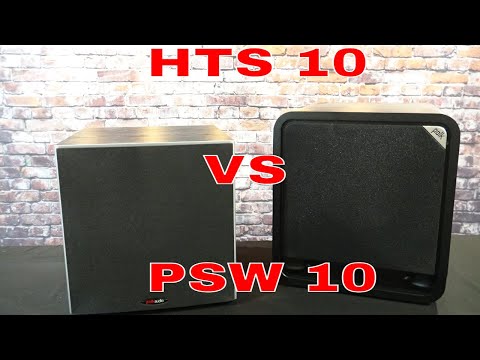 Polk Audio HTS 10 Compared To PSW 10  Demo and Review