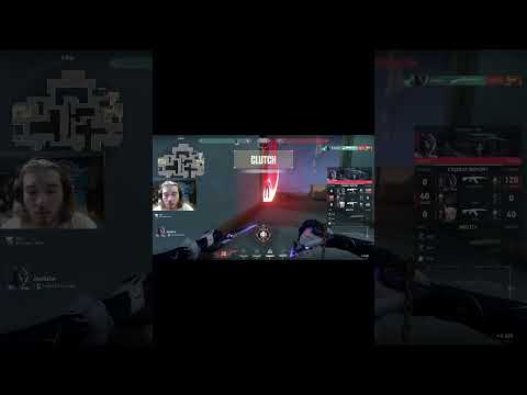 Valorant clutching in front of 3 pros 😂 #valorant #valorantclips #clutch  #radiant #gaming