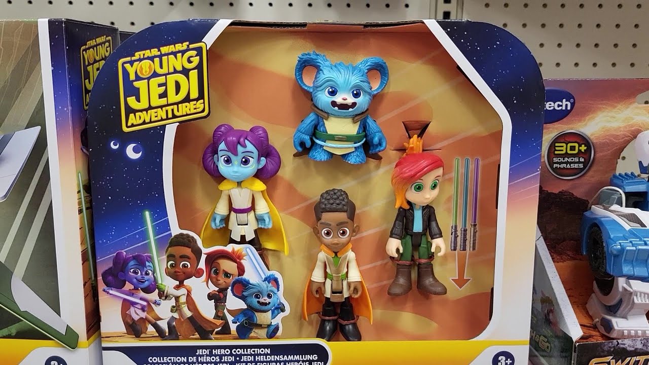 STAR WARS YOUNG JEDI ADVENTURE TOYS YODA LYS SOLAY NUBS TRAINING