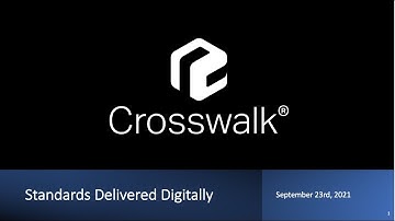 CSI Crosswalk Introduction