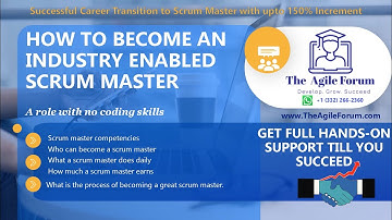 Scrum Master Mentorship Program | Scrum Coaching | Practical Scrum Master Training |  Job in 3 Weeks