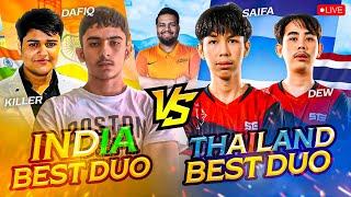 Killer Aur Dafiq Ne Kiya Thailand Player Ka Challenge Accept - #freefire #garenafreefire #livestream