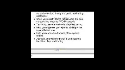 Timing and Trading Spreads - preview