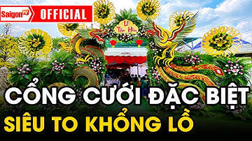 Cổng cưới LONG PHỤNG SUM VẦY 