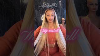 Watch me install my wig 💕 Full detailed video coming soon ! #wiginstall #frontalwig #roadto20k