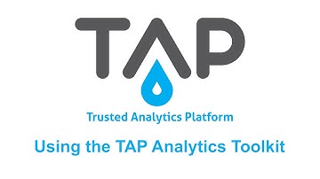 Using the TAP Analytics Toolkit