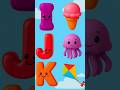 ABC phonics song for kids I-P fun Alfabet & nursery rhymes ! #shorts #youtubeshorts #viral