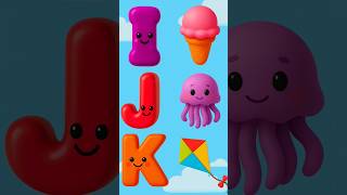 ABC phonics song for kids I-P fun Alfabet & nursery rhymes ! #shorts #youtubeshorts #viral