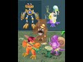 Shellbeat, riff, wubbox, screemu, and spurrit quintet! #msm #mysingingmonsters #msmm #msmduets