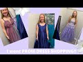 I went PROM DRESS SHOPPING!! (prom series pt. 2)