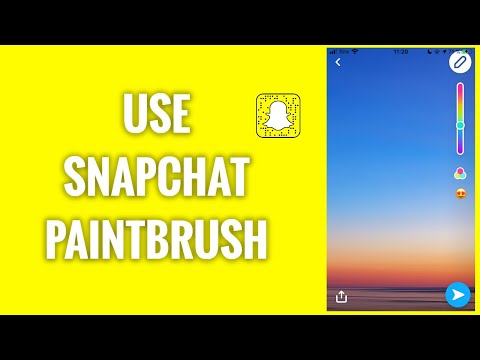 How To Use A Paintbrush On Snapchat