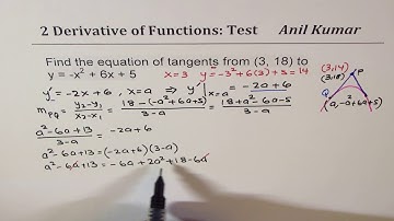 Tangent from External Point Power Derivatives Application 1940
