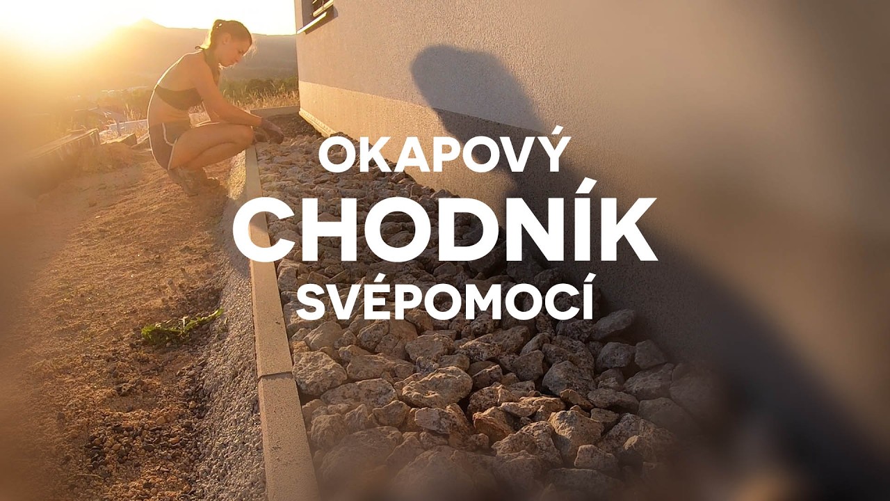 Žulové kameny kolem domu | #155 Stavba domu svépomocí